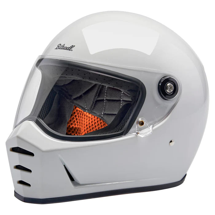 BILTWELL - Lane Splitter Helmet - Gloss White - L