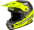Youth Kinetic Surge Helmet Grey/Hi Vis Ys