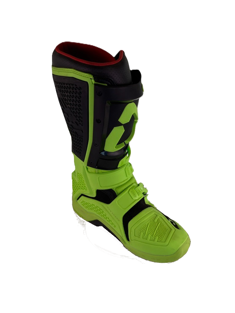 Leatt - Boot Moto 5.5 FlexLock - Lime - 10 Open Box Sample