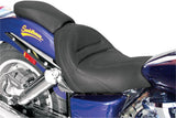 Saddlemen Solo Motorcycle Seat for Kawasaki VN900 Custom | Split-Cushion Support, SaddleGel & Wide, Low Profile