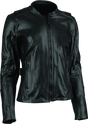 Speed and Strength Throttle Body Leather Jacket Black Womens - XS - Cycle City Outdoors