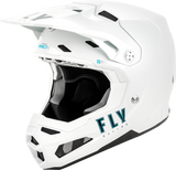 Youth Formula S Carbon Solid Helmet White Yl - Cycle City Outdoors