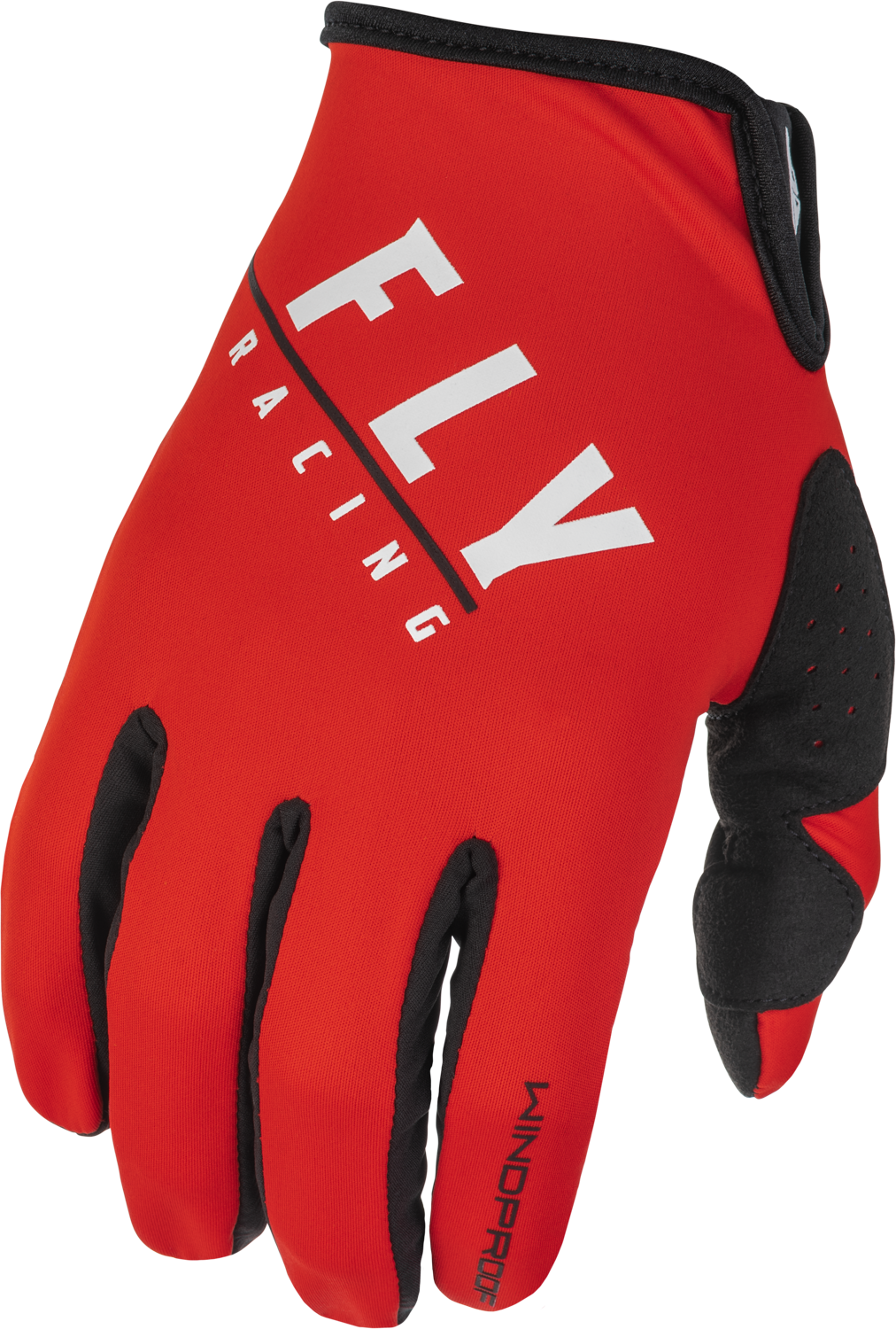 Youth Windproof Gloves Black/Red Sz 06 - Cycle City Outdoors