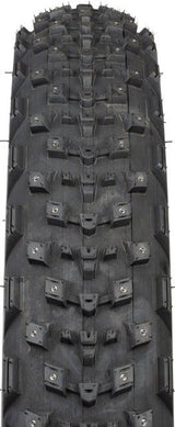 45NRTH Dillinger 4 Studded Fat Bike Tire - 27.5x4.0 | 168 Large Concave Carbide Aluminum Studs | 120 TPI Tubeless