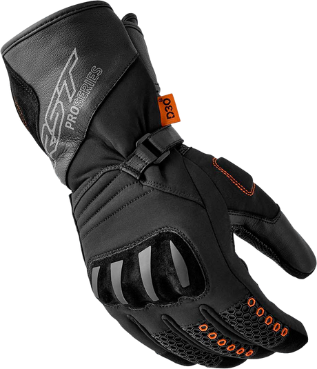 Womens Artic D3o Wp Glove Black Textile Lg