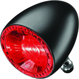 Kuryakyn Bullet 1000 Run Brake Taillight Clear Lens Red/Red Satin Black - Cycle City Outdoors