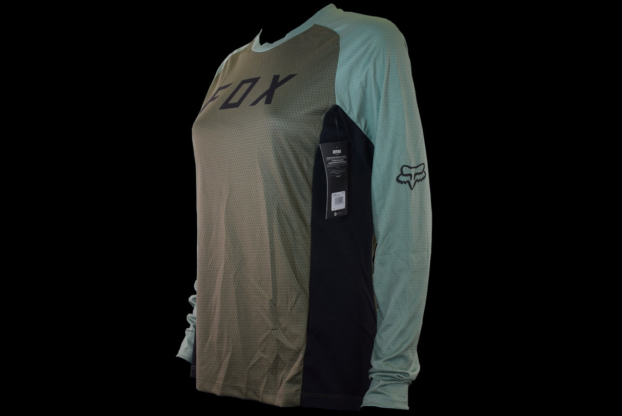 Fox Racing - Womens Defend Ls Jersey - Olv Grn - S
