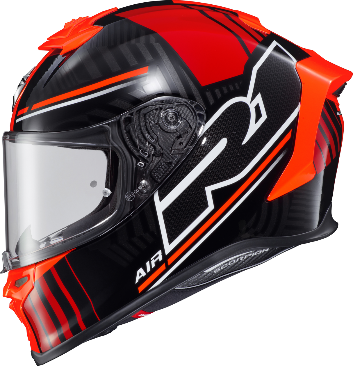 Scorpion - Exo R1 Air Full Face Helmet Juice Red Lg