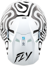 Youth Formula S Carbon Abyss Helmet White/Black Yl - Cycle City Outdoors