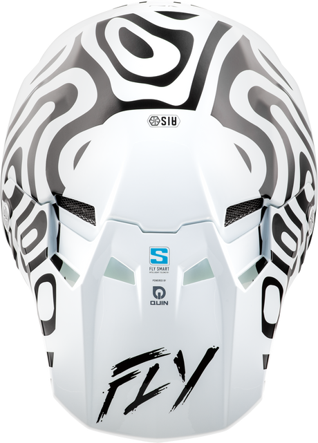 Youth Formula S Carbon Abyss Helmet White/Black Yl - Cycle City Outdoors