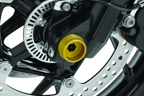 Kuryakyn Lodestar Front Axle Slider Gold - Cycle City Outdoors