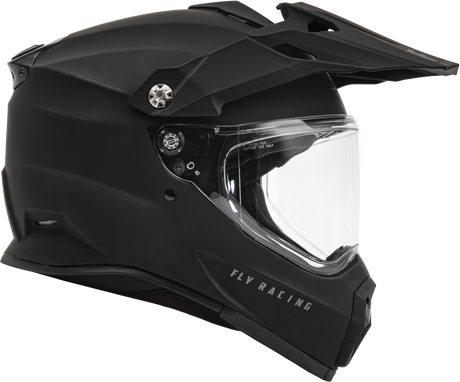 Trekker Solid Helmet Matte Black Md - Cycle City Outdoors