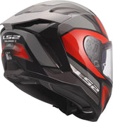LS2 Challenger II Viper Gloss Gray Red