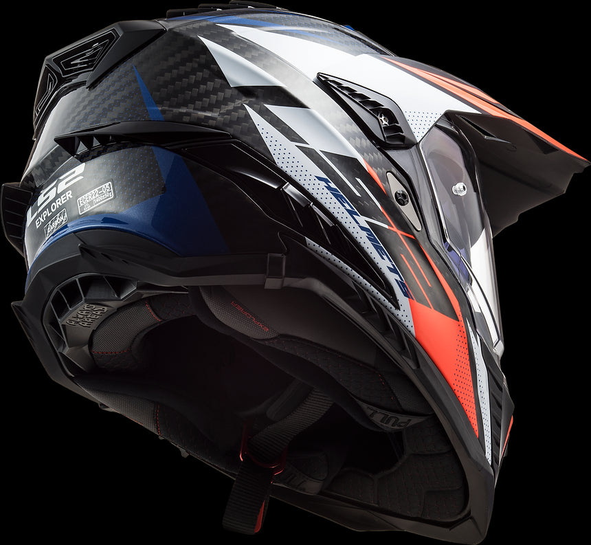 LS2 - Explorer C Focus Adventure Motorcycle Helmet W/ SunShield
