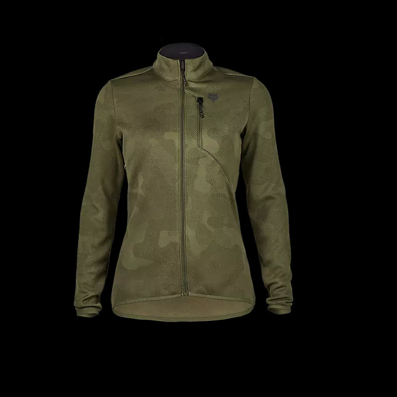 Fox Racing - Womens Ranger Mid-layer Jacket - Olive Green - S