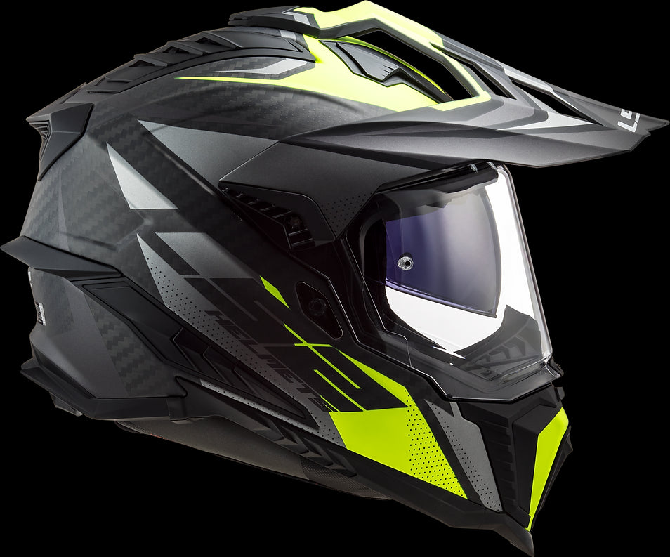 LS2 - Explorer C Focus Adventure Motorcycle Helmet W/ SunShield