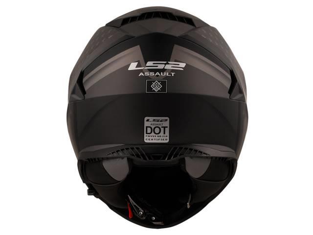 LS2 - Assault Flag Full Face Helmet - Matte Black/Gray - L (Open Box)