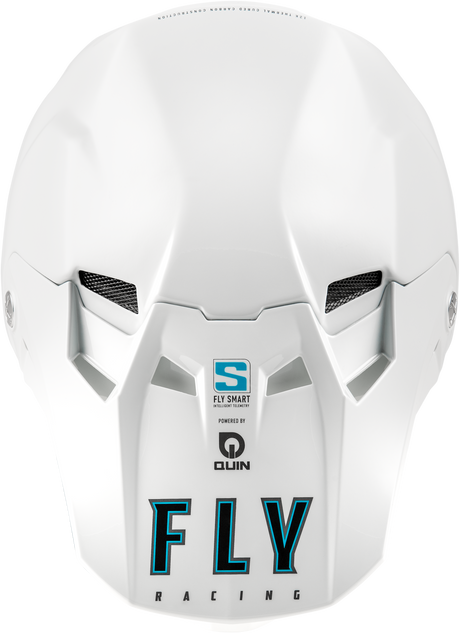 Youth Formula S Carbon Solid Helmet White Yl - Cycle City Outdoors