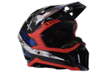 LS2 - X Force Carbon Motocross Helmet - Gloss Red/White/Blue