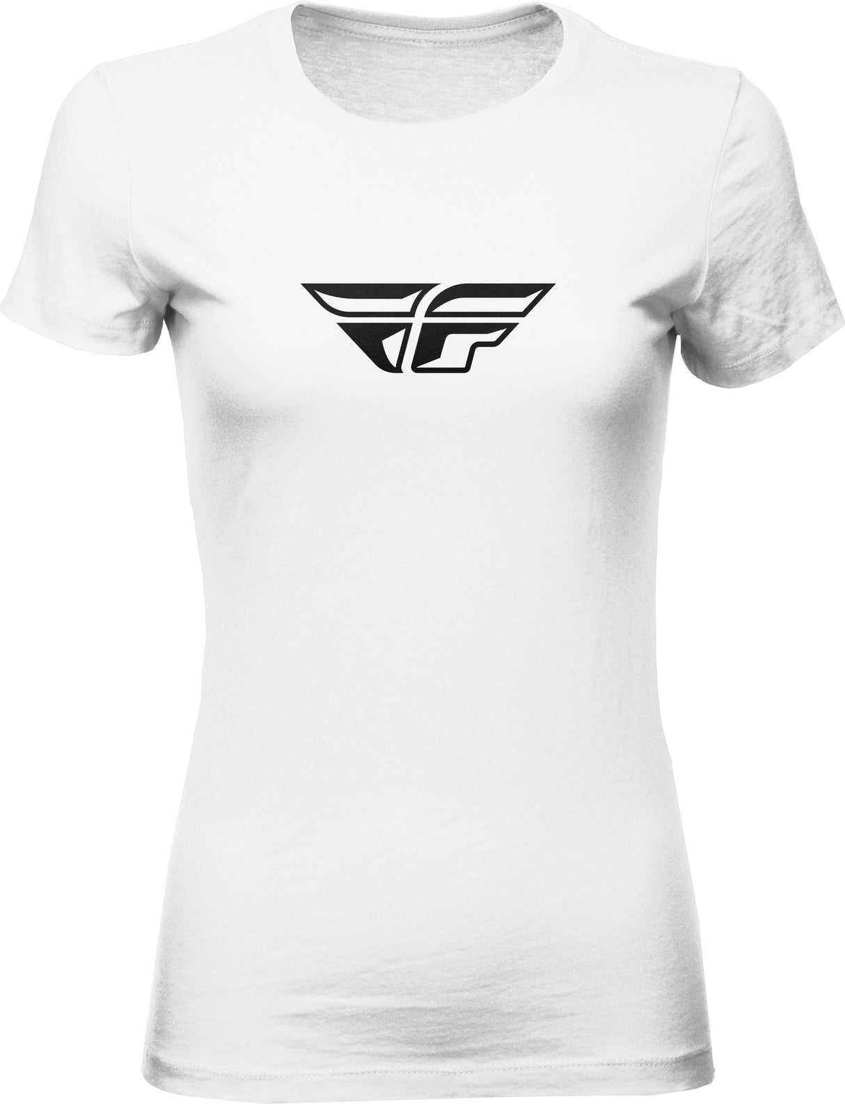 Women's Fly F Wing Tee White Sm - Cycle City Outdoors