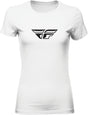 Women's Fly F Wing Tee White Sm - Cycle City Outdoors