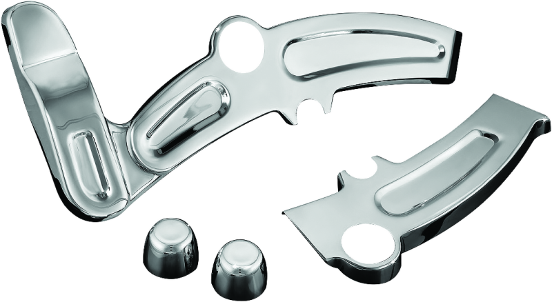 Kuryakyn Boomerang Frame Covers 08-17 Softails Chrome - Cycle City Outdoors