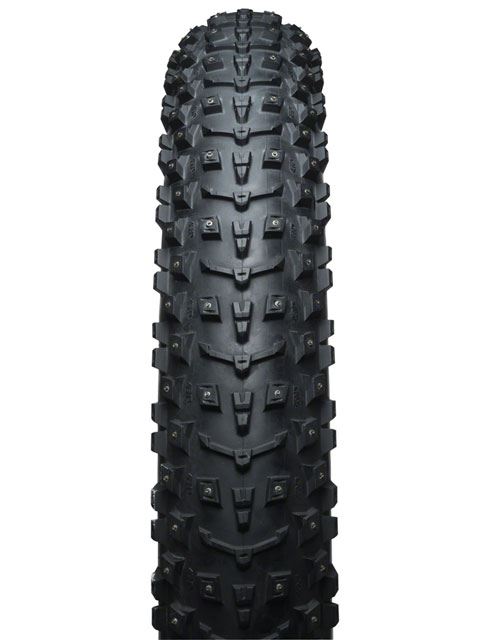 45NRTH Dillinger 5 Studded Fat Bike Tire - 26x4.6 Black | 258 Carbide Steel Studs | 60 TPI Tubeless