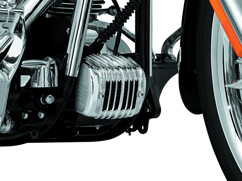 Kuryakyn Regulator Cover  01-17 Softail Chrome - Cycle City Outdoors