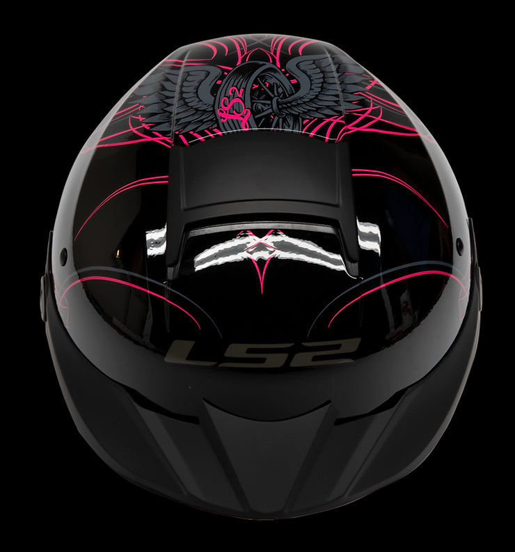 LS2 - Rebellion Wheels & Wings Half Helmet