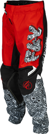 Youth Kinetic Mutant Pants Red/White/Black Sz 20