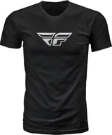 Fly F Wing Tee Black Lg - Cycle City Outdoors