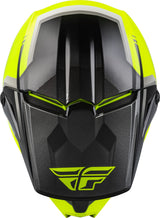 Fly Racing - Youth Kinetic Vision Helmet Hi Vis/Black - YL