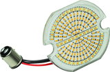 Kuryakyn Luminez L.E.D. Front Turn Signal Insert 1157 White/Amber - Cycle City Outdoors