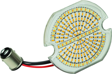 Kuryakyn Luminez L.E.D. Front Turn Signal Insert 1157 White/Amber - Cycle City Outdoors