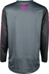 Youth F 16 Jersey Grey/Charcoal/Pink Ym - Cycle City Outdoors
