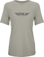 Women's Fly Origin Corp Tee Stone Heather Lg - Cycle City Outdoors