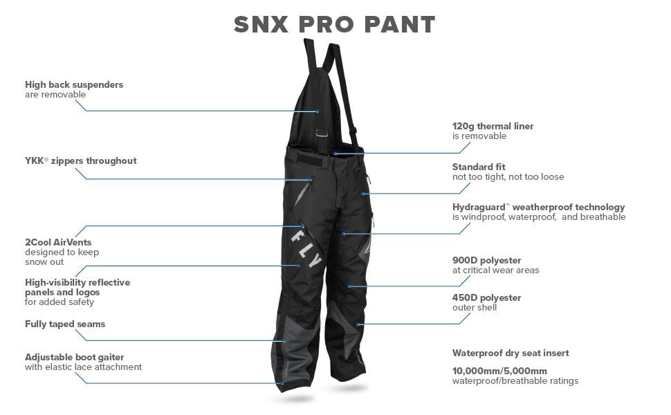 Fly Racing - SNX PRO PANTS BLACK XL