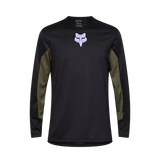 Fox Racing - Yth Defend LS Jersey Park - Black - YL