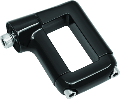 Kuryakyn Side Mount License Plate Clamp Black - Cycle City Outdoors