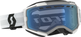 Fury Goggle Snow Cross White W/Blue