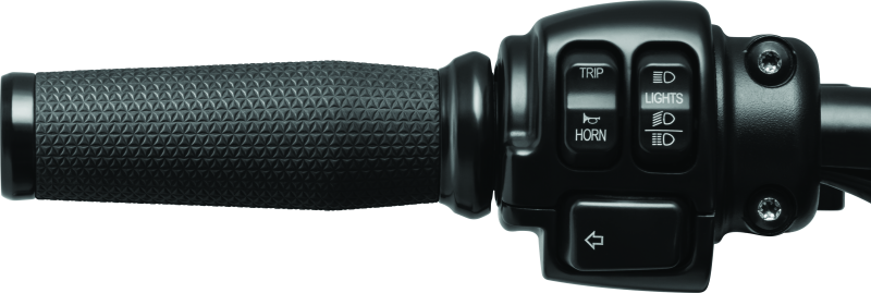 Kuryakyn Thresher Grips Throttle-By-Wire Black - Cycle City Outdoors