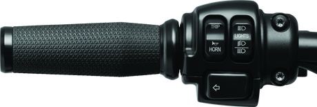 Kuryakyn Thresher Grips Throttle-By-Wire Black - Cycle City Outdoors
