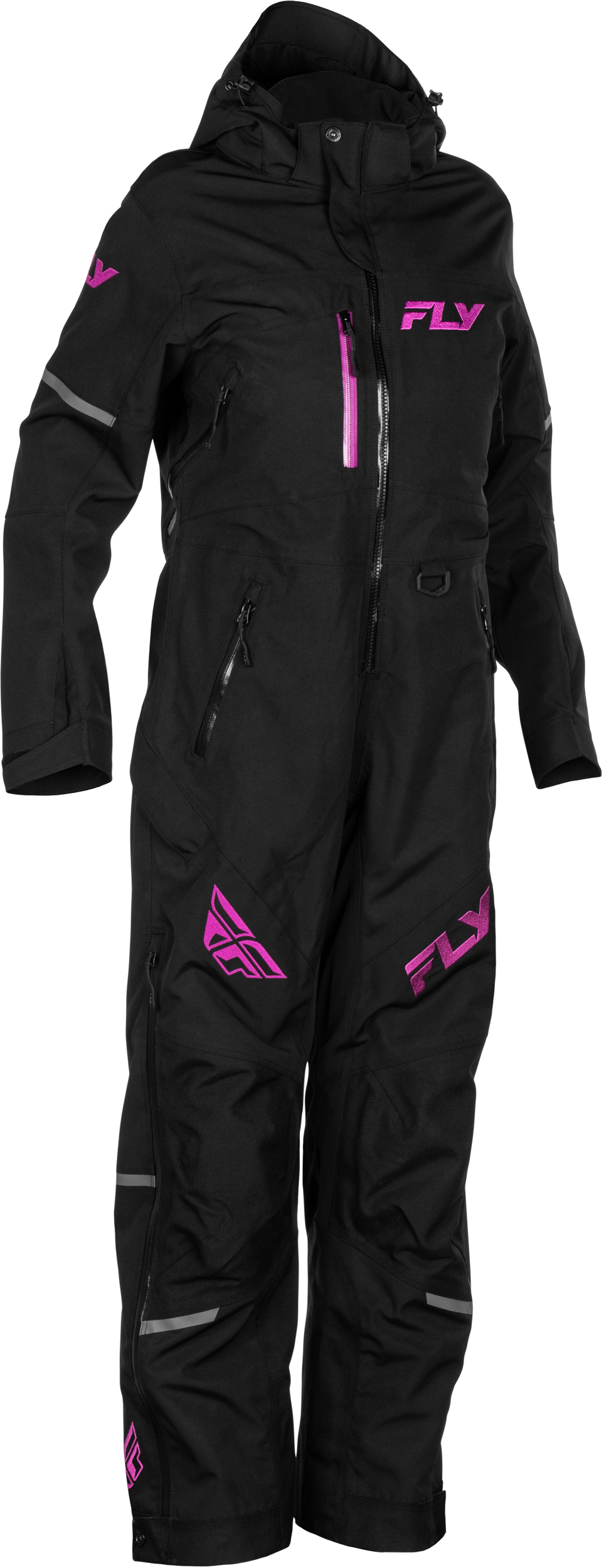 Fly Racing - Women's Cobalt Shell Monosuit Black/Fuschia 2x