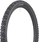 45NRTH Kahva Studded Winter Tire - 29x2.25 Black | 252 Concave Carbide Studs | 60 TPI Tubeless
