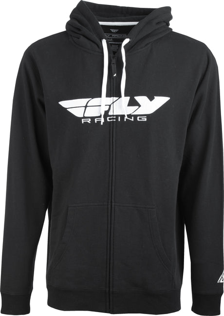 Fly Corporate Zip Up Hoodie Black Md - Cycle City Outdoors