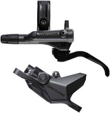 Shimano Deore M6200 Disc Brake And Lever - Left/Front, Post Mount, 2-Piston Caliper, Sm-Bh90-Ss Hose, Metal Pads, Gray/Black