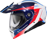 Exo At960 Modular Helmet Topographic 2 Red/Wht/Blue 2x