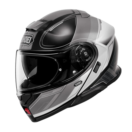 Shoei Neotec 3 Sharpen Modular Motorcycle Helmet - Silver