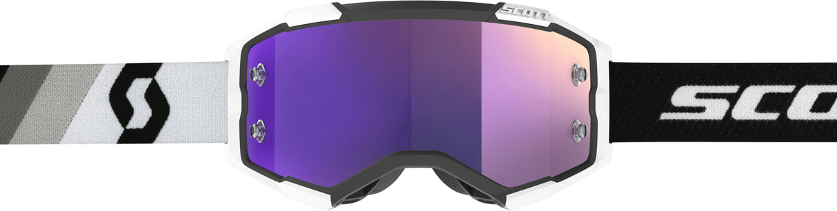 Fury Goggle Prem Blk/Wht Prp Chrome Works