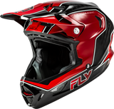 Yth Werx R Flow Carbon Hlmt Black Carbon/Red Yl